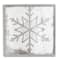 Stupell Industries Rustic Winter Snowflake Shape Framed Giclee Art